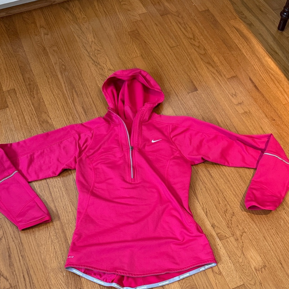 Nike Fuchsia Half-Zip Hoodie